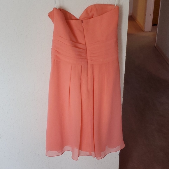 David's bridal bridesmaids dress size 4 worn once - Picture 2 of 6